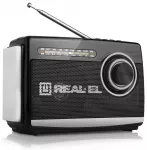Radijas REAL-EL X-510 juodos spalvos