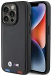 BMW Leather Stamp Tricolor Back Case Aizsargapvalks Priek&scaron; Apple iPhone 15 Pro
