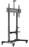 ONKRON Motorized mobile stand for TV or interactive panels 50"-100", up to 130kg, black