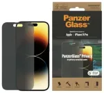 PanzerGlass Classic Fit privatumo grūdintas stiklas telefonui iPhone 14 Pro 6,1" (privatumo efektas)