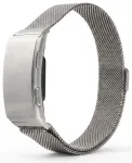 Smart fitness band with IP68 Waterproof Rating, ECG, Heart Rate, HRV, Blood Pressure, SpO2, Sleep & Stress Monitoring TITMO Loop I-110 silver