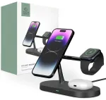 Tech-Protect A12 3-in-1 wireless charger | Qi | MagSafe compatible | black