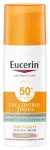 Eucerin Sun Oil Control Tinted Dry Touch Sun Gel-Cream SPF50+ Veido veidojimo priemonė 50 ml