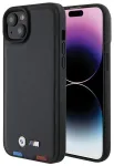 BMW Leather Stamp Tricolor Back Case Aizsargapvalks Priek&scaron; Apple iPhone 15 Plus