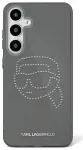 Karl Lagerfeld Liquid Silicone K&CH Heads MagSafe Case Aizsargapvalks priek&scaron; Samsung Galaxy S25