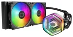 Cooler Master MasterLiquid 240 Atmos &Scaron;ķidruma dzesē&scaron;anas sistēma ARGB / 4-pin / 2x 120mm / 690-2500 RPM