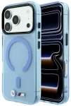 BMW M IML Frosted Metal Logo & Trims telefono dėklas su MagSafe palaikymu iPhone 17 Pro | iPhone 18 Pro mėlynas