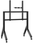 ONKRON Mobile TV stand for 70"-110" Screens up to 125 kg, Black