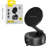 Blavec BHV-02 magnetinis automobilinis telefono laikiklis su prisiurbtuku suderinamas su MagSafe juodas