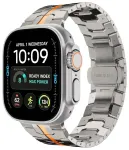 TECH-PROTECT STAINLESS APPLE WATCH 8 / 9 / 10 / 11 / 12 / SE / ULTRA (44 / 45 / 46 / 49 MM) TITANIUM/ORANGE