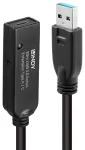 USB kabelis Lindy USB-A - USB-A 20 m Black (43375)