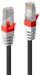 LINDY Cat6(A) SSTP / S/FTP PIMF tinklo kabelis juodas 7.50m 10G
