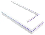 ASUS TUF GAMING GT502 HORIZON ARGB ap&scaron;vietimo komplektas WHITE