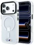 BMW M Case IML Glossy Metal Logo & Trims MagSafe Aizsargapvalks priek&scaron; iPhone 18 Pro Max / caurspīdīgs
