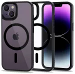 Tech-Protect MagMat MagSafe case for iPhone 14 - transparent and black