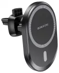 Borofone BH71 magnetinis automobilinis telefono laikiklis ant oro grotelių juodas