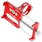 GUB bike holder for mobile phone G85 Aluminium red