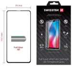 Swissten Ultra Durable Full glue / Full Face Tempered Glass Aizsargstikls Apple iPhone 14 Pro Max Melns