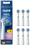 Oral-B Sensitive Clean Zobu Birstu Uzgaļi 6 gab