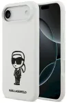 Case Karl Lagerfeld Silicone Karl Sketch & Logo MagSafe Aizsargapvalks priek&scaron; iPhone Air / balts