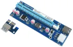 Gembird RC-PCIEX-03 PCI Express risera karte ar 6-pin baro&scaron;anu