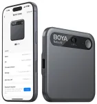 BOYA Notra Voice Recorder with AI Transcription - Black