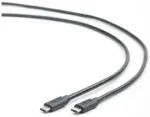 Gembird CCP-USB3.1-CMCM-1M USB 3.1 Type-C kabelis (CM/CM) 1 m / melns