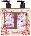 Accentra Cherry Blossom Essential Botanical Hand Care Set - D&aacute;rkov&aacute; sada p&eacute;če o ruce s pumpičkou