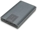 Obudowa/Stacja klonująca USB 3.1 Typ C na dyski SSD M.2 NVMe 20 Gbps aluminiowa, beznarzędziowa