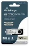MediaRange USB atmintukas USB 3.2 Gen1 USB-C 128GB