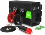 Green Cell Car Power Inverter Converter Strāvas pārveidotājs 12V to 230V / 300W / 600W Modified Sine Wave