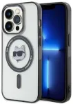 Karl Lagerfeld IML Choupette`s Head MagSafe Back Case Aizsargapvalks Priek&scaron; Apple iPhone 15 Pro Max