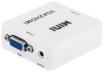 RoGer VGA uz HDMI video signāla pārveidotājs (+Audio) / balts