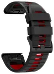 Tech-Protect IconBand Pro Watch Strap Pulksteņa siksniņa priek&scaron; Garmin fenix 3/5X/3HR/5X Plus/6X/6X Pro/7X / melns/sarkans