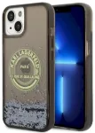 Karl Lagerfeld KLHCP14MLCRSGRK Hardcase Liquid Glitter RSG Aizsargapvalks priek&scaron; iPhone 14 Plus / 15 Plus 6.7" / melns
