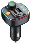 Devia transmitter FM Smart Bluetooth MP3 car charger PD 30W 1x USB-C 2x USB 3A black
