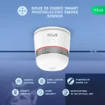 I&scaron;manusis bevielis patalpos dūmų jutiklis su 85dB sirena, TUYA ZigBee MQTT