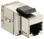 Equip Keystone-Koppler ekranēts Cat6 2xRJ45 8 gab. silver