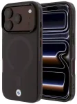 BMW Sign Case Frosted IML & MetaL Logo MagSafe Aizsargapvalks priek&scaron; iPhone 18 Pro / 17 Pro / bordo