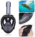 Full Face Diving Mask for Snorkeling S|M black
