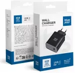 Blue Star TFB-TC-45W kelioninis įkroviklis | 45W | PD, QC | USB-C | juodas