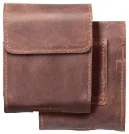 ROYAL Crazy Horse universal horizontal leather belt holster size V for SAMSUNG FLIP 1 / 2 / 3 / 4 / HUAWEI P50 Pocket / MOTOROLA RAZR 5G brown