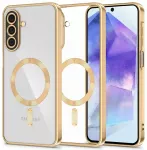 Tech-Protect MagFlex telefono dėklas su MagSafe palaikymu Samsung Galaxy A27 5G (A276) auksinis