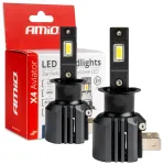 LED Headlights X4-series AVIATOR H3 6500K max 44W AMIO-03762