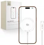 Tech-Protect A54 belaidis įkroviklis | Qi 2.2 | Suderinama su MagSafe | 25W | baltas