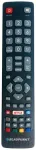 Lamex LXRMC0008 TV pults TV LCD Blaupunkt SHARP ,SMART, NETFLIX,YOUTUBE