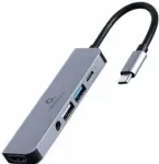 Gembird Dokstacija USB / Type-C / 5-in-1