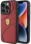Ferrari Twist Metal Logo Back Case Aizsargapvalks Priek&scaron; Apple iPhone 15 Pro