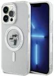 Karl Lagerfeld Karl&Choupette Glitter MagSafe Back Case Aizsargapvalks Priek&scaron; Apple iPhone 15 Pro Max