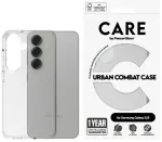 Etui CARE by PanzerGlass Flagship Urban   Combat do Samsung Galaxy S25 przezroczysty
